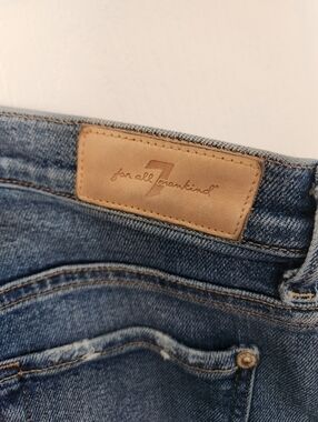 7 for all mankind High Waist Ankle Skinny Jeans Size 29